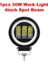 1 Adet Yuvarlak Çalışma Işığı Stili Nlpearl 4 "30W Kare LED Angel Eyes Çalışma Işık Çubuğu Offroad 12V 24V Spot Işın LED Çalışma Işığı Araba Kamyon Tekne 4x4 Atv LED Bar (Yurt Dışından) 1