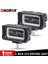 1x Kırmızı Halo Stili 8d 4 "led Motosiklet Far Beyaz Melek Göz LED Çalışma Işığı Sis Lambası Moto Scooter Atv Utv Uaz Araba Kamyon Tekne Sürüş Işığı (Yurt Dışından) 2