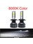 H9 Stili 8000K Beyaz Mavi Anbus Araba Farları Ampul LED H4 H7 H1 H3 H11 H13 H Hb3 Hb Lm Buz Cob 6500K 4500K Otomatik Sis Lambası (Yurt Dışından) 1