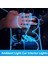 3 Metre Stili Kristal Mavi Araba Iç Dekoratif Işıklar El Kablolama Neon Şerit Araba Dıy Esnek Ortam Işığı USB LED Şerit Lamba Atmosferi (Yurt Dışından) 1