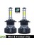 H8 Stili 2 Taraflı 6500K 2 Adet LED Lm De Araba Far Ampülleri H11 H8 H9 H7 Far Hb Hb4 Oto Lamk 8000K LED Sis Ampulleri (Yurt Dışından) 3