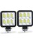 Kumral Tarzı 3 "cob LED Çalışma Işık Çubuğu Offroad 12V 24V Oto Sis Lambası 4x4 LED Traktör Spotlight Kamyon Atv 4 I Worklight 6000K (Yurt Dışından) 2