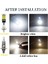 H3 Stili Kehribar 2 Adet H1 LED H3 LED LED Araba Lambaları Sis Farları LED Sis Far Ampulk Beyaz Otomatik Sis Lambası Gündüz Çalışan Işık Whıteamberred (Yurt Dışından) 5