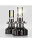 H4 Stili F2-Canbus Yerleşik 2 Adet Lm LED Işıklar H4 H7 Araba Ampul Far H4 H1 H3 H11 H Cob Chık Sis Lambası H LED Farlar (Yurt Dışından) 1