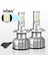 9007 Hb5 Stili Csp 1860 Çip Infitary Mini Araba H7 H4 LED Farlar Lm 6500K H1 H3 H11 H13 Hb3 Hb4 Hb Buz Diyot Lambası Otomatik Sis Ampul (Yurt Dışından) 2
