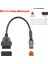Kawasaki 6pin Stili Için Ktm Obd2 Konnektörü Için Motosiklet Motobike Yamaha Için Honda Moto Için Harley Için Ducati Için Obd 2 Uzatma Kablosu Kawasaki Için (Yurt Dışından) 3