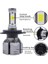 5202 H16 Stili R11 W 9000LM H4 H7 Araba LED Far Ampülleri Aydınlık Oto LED Kafa Lambası Cob Hyundai Nfsonatasonata 12V 24V (Yurt Dışından) 2