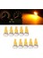 Sarı T5 LED Işıklar W1.2W W3W LED Araba Iç Işık Oto Yan Kama Pano Göstergesi Gösterge Lambası Ampul LED Süper Parlak (Yurt Dışından) 1