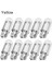 Sarı 10X Yeni W5W LED T10 Araba Işık Cob Glak Beyaz Otomobil Otomobil Plaka Lambası Kubbe Okuma Drl Ampul Tarzı 12 V (Yurt Dışından) 2