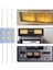 Yeşil 10X8V LED Eksenel Vu Metre Lambası Onkyo Akaı Kaset Çalar Pioneer Reel Için Makara Teyp ve Diğer Klasik Hifi Cihazları (Yurt Dışından) 3