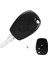 Silikon Kılıf 1 Stili ile Keyyou 2 Düğme Araba Uzaktan Anahtar Kutu Kabuk Fob Renault Duster Clio Dacıa 3 Twingo Logan Sandero Modus NE72 Kesilmemiş Bıçak (Yurt Dışından) 1