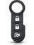 Model 2 Stili Keyyou Yeni Styling 3 Düğme Lastik Pedi Fob Flip Katlanır Anahtar Uzaktan Fiat ve Abarth Punto Uzaktan Araba Anahtarı Pad Kılıf Kapak (Yurt Dışından) 1