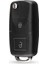 Bıçak Stili ile 3bt Keyyou Flip Katlanır Uzaktan Araba Anahtarı Kabuk Kılıf Fob Vw Polo Passat B5 B6 Tiguan Golf Skoda HU66 Blade Yemek (Yurt Dışından) 4