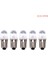 Beyaz DC3V 5 Adet E10 LED Ampul E10 Dc 3V 4.5V Enstrüman Ampul E10 Gösterge Ampul Eski Moda El Feneri Ampul 0.2W (Yurt Dışından) 1