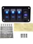 No.4 Tarzı Gang On Off Rocker Switch Panel 4.2A Çift USB Şarj Soketi ile LED Dijital Voltmetre Araba Deniz Teknesi LED Anahtar Paneli (Yurt Dışından) 1