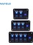 No.4 Tarzı Gang On Off Rocker Switch Panel 4.2A Çift USB Şarj Soketi ile LED Dijital Voltmetre Araba Deniz Teknesi LED Anahtar Paneli (Yurt Dışından) 2