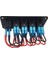 No.4 Tarzı Gang On Off Rocker Switch Panel 4.2A Çift USB Şarj Soketi ile LED Dijital Voltmetre Araba Deniz Teknesi LED Anahtar Paneli (Yurt Dışından) 5