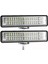 2 Adet Stil Araba Işık Montajı LED Sis Farları Off Road 4x4 84W Spot Işın Kamyonlar Için LED Işık Çubuğu Atv Suv Drl LED Spot Işığı Çalışma Işığı Çubuğu (Yurt Dışından) 1