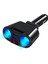 Siyah Araba Çakmak Soket Splitter Fiş Cep Telefonu Mp3 Dvr Suv Oto Aksesuarları ile LED Çift USB Şarj Portları Adaptörü (Yurt Dışından) 1