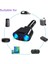 Siyah Araba Çakmak Soket Splitter Fiş Cep Telefonu Mp3 Dvr Suv Oto Aksesuarları ile LED Çift USB Şarj Portları Adaptörü (Yurt Dışından) 5