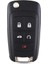 Model 4 Stili Chevrolet Için Keyyou Modifiye Flip Anahtar Kabuk Chevrolet Cruze Opel Insignia Astra J Zafira Araba Uzaktan Değiştirme Düğmeleri Anahtar (Yurt Dışından) 1