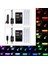 Uzaktan Kumanda Araba Rgb LED Müzik Ses Ses Kontrolü Araba Iç Dekoratif Atmosfer Oto Rgb Yolu Zemin Işık Şeridi Uzaktan Kumanda 12V (Yurt Dışından) 2