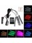 Uzaktan Kumanda Araba Rgb LED Müzik Ses Ses Kontrolü Araba Iç Dekoratif Atmosfer Oto Rgb Yolu Zemin Işık Şeridi Uzaktan Kumanda 12V (Yurt Dışından) 3