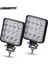 1 Adet 48W Çalışma Lambası Stili Anmıngpu Mini Offroad LED Bar 12V 24V Kare LED Çalışma Işığı Araba Truct Boat Için Atv 4x4 Traktör 42W 48W Spot LED Işık Çubuğu (Yurt Dışından) 4