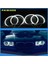 1 Takım Stili Araba-Styling Çift Renk Beyaz Sarı LED Halo Yüzükler Pamuk Işık Bmw E36 E38 E39 E46 M3 LED Smd Angel Eyes Lambası (Yurt Dışından) 3