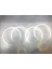 1 Takım Stili Araba-Styling Çift Renk Beyaz Sarı LED Halo Yüzükler Pamuk Işık Bmw E36 E38 E39 E46 M3 LED Smd Angel Eyes Lambası (Yurt Dışından) 5