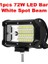 1 Adet Beyaz Stil Anmıngpu Beyaz Sarı LED Işık Çubuğu 12V 24V 72W Spot Işın LED Çalışma Işık Çubuğu Off Road Jeep Kamyon Için 4x4 Atv Araba Sis Lambası (Yurt Dışından) 1