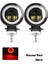 2 Adet Yuvarlak Kırmızı Stil Nlpearl 12V 24V Su Geçirmez LED Bar Offroad 20W LED Çalışma Işığı 6d LED Angel Eyes Işık Çubuğu Suv Atv Kamyon Tekne 4x4 Motosiklet (Yurt Dışından) 1