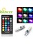 1 Uzaktan 4 Ampul 2 Adet Evrensel Araba Rgb LED 12 V T10 LED Rgb Smd Uzaktan Kumanda Okuma Kama Işık Lisans Ampuller Sinyal Lambası (Yurt Dışından) 4