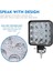 1 Adet Mini 48W Spot Stili Okeen Mini LED 48W LED Çalışma Işık Çubuğu Kare Spot Işın 24V 12V Off Road LED Işık Çubuğu Kamyon 4x4 4WD Araba Suv Atv IP67 (Yurt Dışından) 3