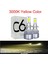 H8 Stili 3000K Muxall LED Araba Far Ampülleri H4 Lamba H8 H9 H11 LED Lamba Hk 8000K IP68 Otomatik Far Araba Işığı (Yurt Dışından) 1