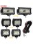 60W 2pcs Style Car LED Light Bar Offroad 4x4 Spotlights Fog Lamp 12V 24V Diode Headlight Truck Farm Tractor Boat Suv Atv Light Barwork Light (Yurt Dışından) 2