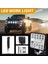 87W 1 Adet Tarzı Araba LED Çalışma Işığı Combo Bea Smd 87 Watt Süper Parlak Taşkın Noktası 6500K Dc Volt Spot Kamyon 4x4 4WD (Yurt Dışından) 2