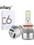 H3 Stili C6 Yükseltilmiş Gümüş H1 H3 LED Far Ampülleri H7 Araba Işıkları H H11 Hb Hb Hk 72W 12V 8000LM Otomatik Farlar (Yurt Dışından) 2