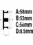 Gümüş Tarzı 4pcslot 58 mm Abs Boş Tekerlek Jant Kapağı Hub Kapak Araba Tekerlek Lastik Jantlar Merkezi Poyra Kapakları Araba Styling Aksesuarları (Yurt Dışından) 4