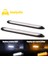 235 mm Stili Mavi Beyaz Sarı Araba Aksesuarları 12V Esnek Drl LED Şerit Dönüş Sinyali Lambası Sarı Otomatik Akan Lada Far Için Gündüz Çalışan Işık (Yurt Dışından) 4