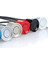 Beyaz mm Araba LED Park Sensörü Parktronik Sensörler Buzzer Ters Yedekleme Radar Algılama Radar Izleme Prob Sistemi 4 Renk (Yurt Dışından) 2