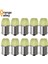 12V Sarı Stil 1156 3 Saniye Ww LED Ampul BA15S BAY15D LED Araba Sinyal Lambası R5W R10W Drl Gündüz Çalışan Işık Oto Dc 12V 24V (Yurt Dışından) 2