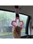 Ben Stil Yeni Pembe Araba Iç Çekme Halkası Metro Tren Otobüs Kolu Askı Charm Sürüklenme Tsurıkawa Yüzük Araba Arka Tampon Uyarı Döngüsü (Yurt Dışından) 4