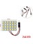 24LED Smd LED Oto Panel Işık Okuma Kubbe Ampul Araba Iç Çatı Harita Lambası T10 W5W C5W C10W Festoon 3 Adaptör Tabanı (Yurt Dışından) 1