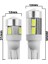 T10 6smd Beyaz 1x Araba T10 LED Ampul 6 Smd 12V Beyaz 6500K W5W LED Sinyal Işığı 10 Smd Oto Iç Kama Yan Plaka Lambaları 5W (Yurt Dışından) 5