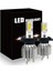 H9 Stili 12000K Buz Mavisi Oto LED Buz Ampul Için LED Mini Araba Far Araba LED Işık H4 H8 H Hb3 Bh4 H1 Otomobil Diyot Lambaları H4 LED Ampul H7 (Yurt Dışından) 2