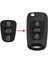 Mektup Stili Yok 3 Düğme Uzaktan Anahtarlık Kılıf Silikon Ped Değiştirme Hyundai I10 I20 I30 IX35 Için Kia K2 K5 Rio Sportage Flip Key (Yurt Dışından) 4