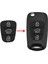Mektup Stili Yok 3 Düğme Uzaktan Anahtarlık Kılıf Silikon Ped Değiştirme Hyundai I10 I20 I30 IX35 Için Kia K2 K5 Rio Sportage Flip Key (Yurt Dışından) 5