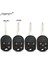 HU101 4btn Gövde Stili Jingyuqin Btn Uzaktan Araba Anahtarı Kabuk Fob Kılıf Ford Edge Explorer Ranger Expedition Mustang Escape Toros Mazda Haraç (Yurt Dışından) 2