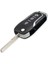 HU101 Bıçak Stili Keyyou 3 Düğme Modifiye Çevirme Katlanır Uzaktan Araba Anahtarı Kabuk Kılıf Ford Focu Mondeo Fiesta C Max S Max Galaxy Mondeo Anahtar (Yurt Dışından) 4